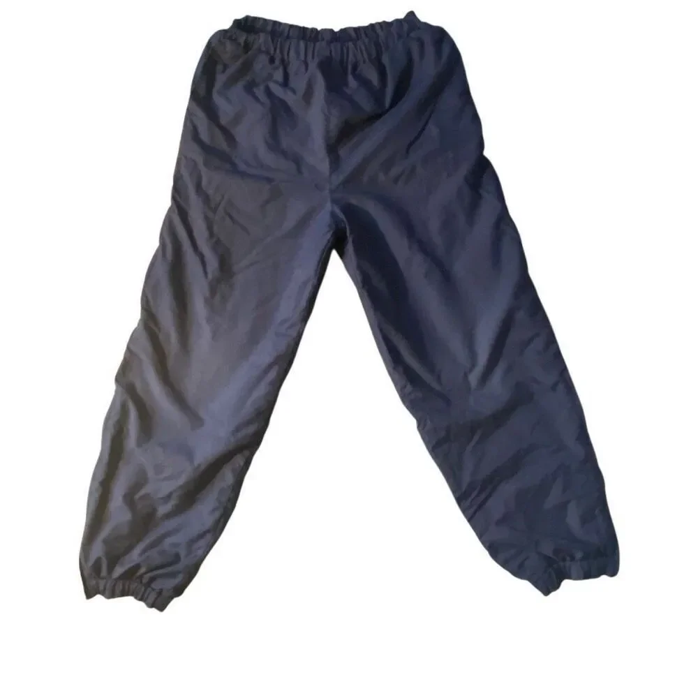 Polar Wind Vintage 1990s lined Snow pants Navy10/12 Youth pockets zip bottoms